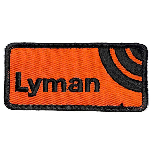 Lyman Firearms Reloading Guns 4 1/4" Vintage Emb. Patch c1970's-80s VGC