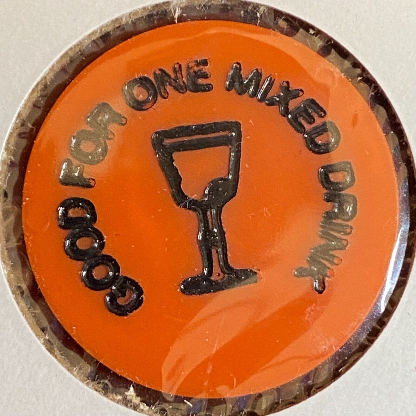 McKeesport Polish National Alliance PNA 352 c1980's Plastic Token "Mixed Drink"
