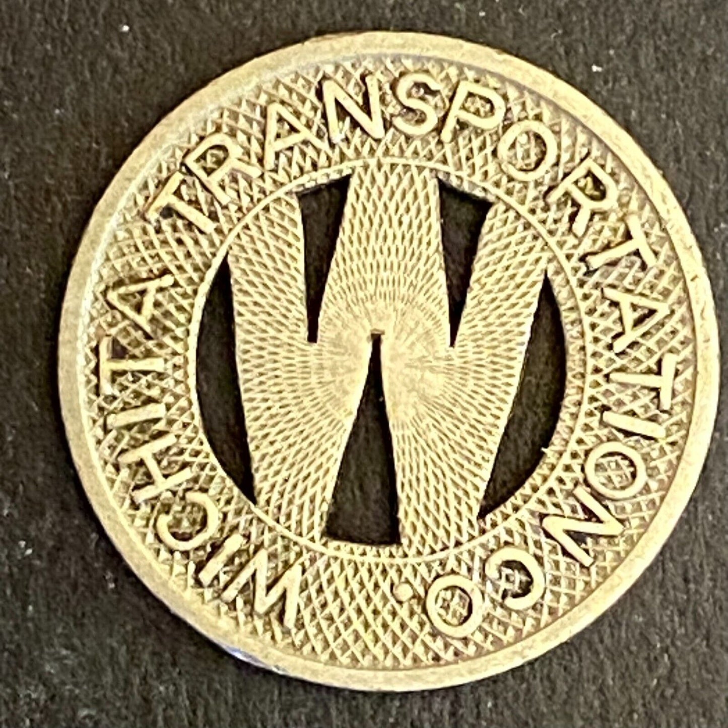 Wichita Transportation Corp. G/F One Fare Transit Token 16mm (#1)