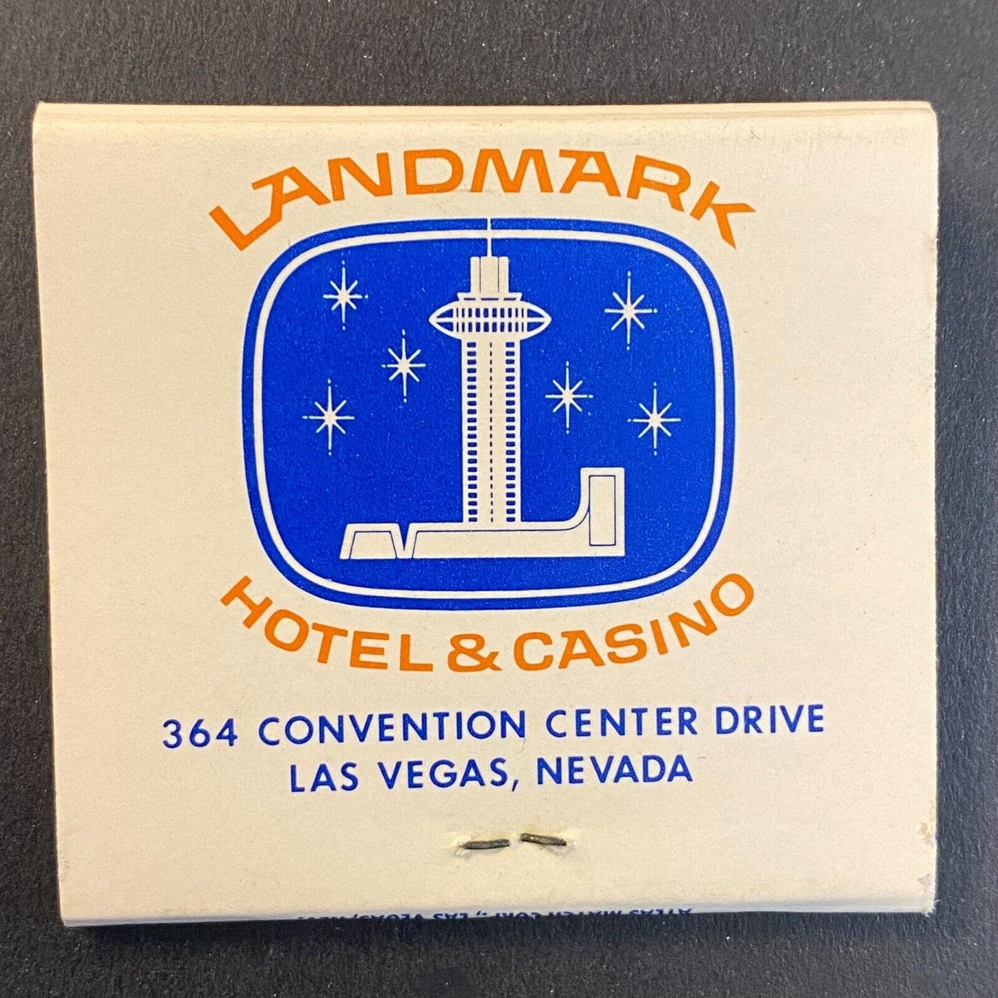 Landmark Hotel & Casino Las Vegas c1969-73 Full Matchbook VGC