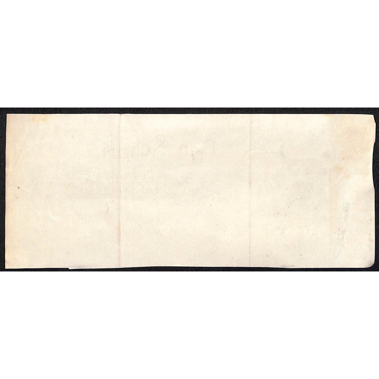 Ben Schori Live Stock Elgin, IA / H.J. Hutchinson* Decorah Cut 1896 Billhead
