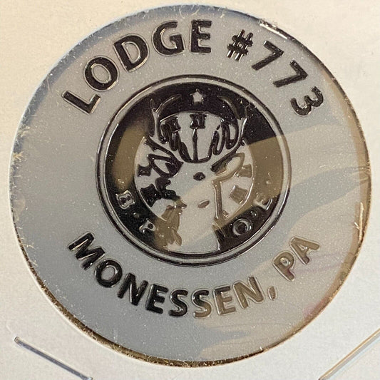Monessen, PA BPOE Lodge 773 c1980's Plastic Token "Happy Hour" w/ Smiley Face