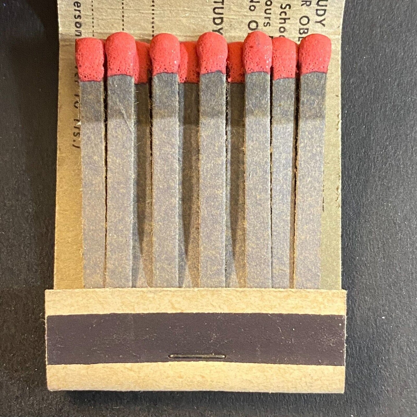 Chicago High School for Home Study Mail Order Course c1955-65 Full Matchbook