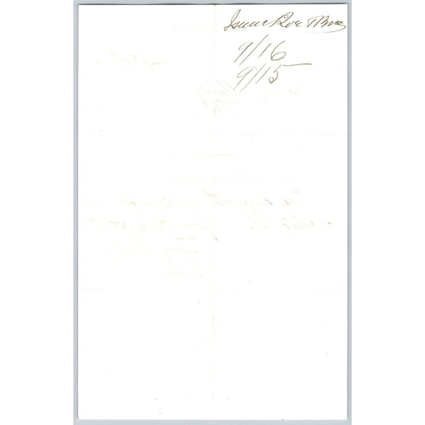 Isaac Roe & Brother, Banker Bannack City, MT 1879 Credit Advice - Henry Elling*