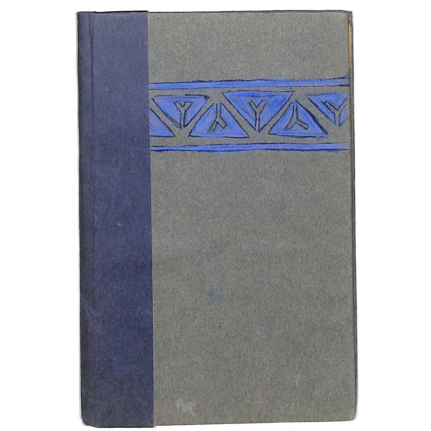 c1920's-40's Empty Note / Sketch Book w/ Drawn On ? Art on Hard Cover 5.25" x 8"