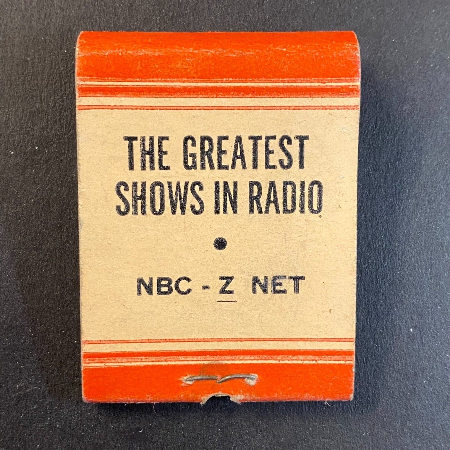 Butte, MT KXLF 1370 Radio / NBC - Z Net c1946-50's Near Empty (-13) Matchbook
