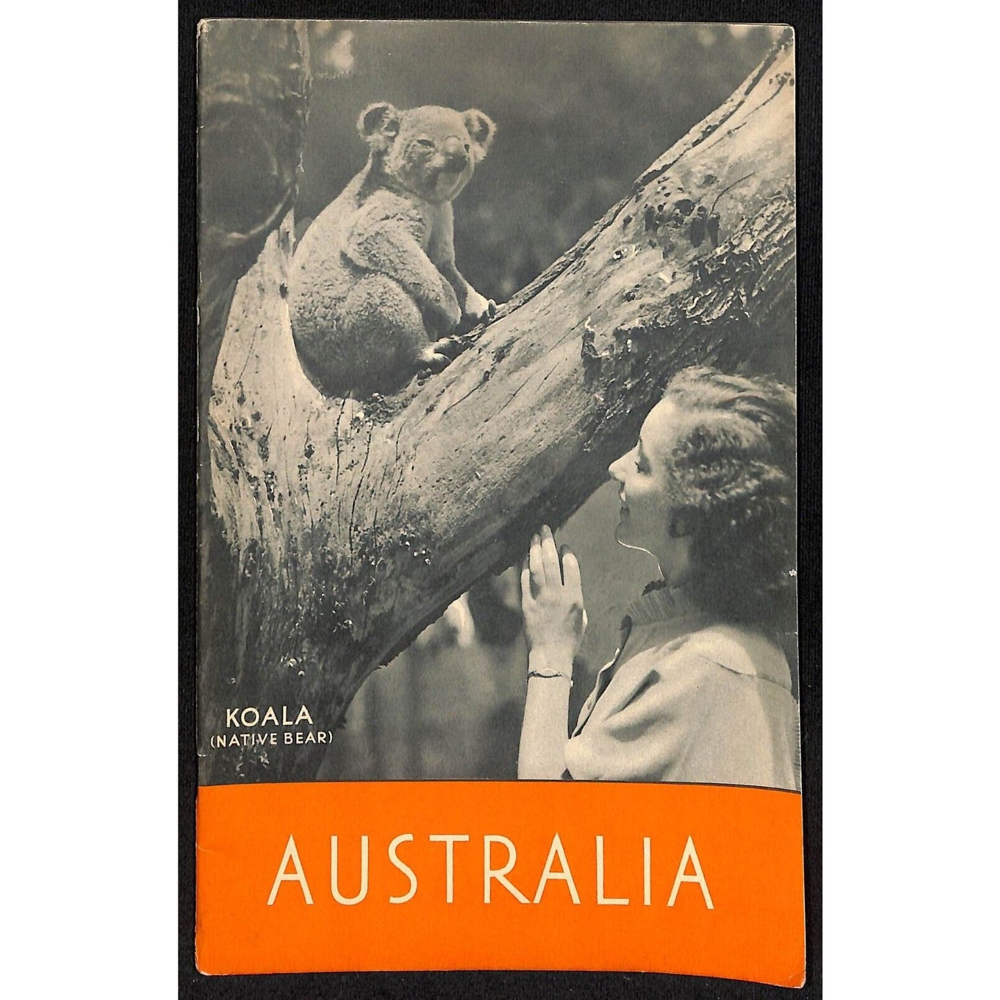 "Australia for Contrast" c1930's Travel Brochure w/ Copious Stats 16pp