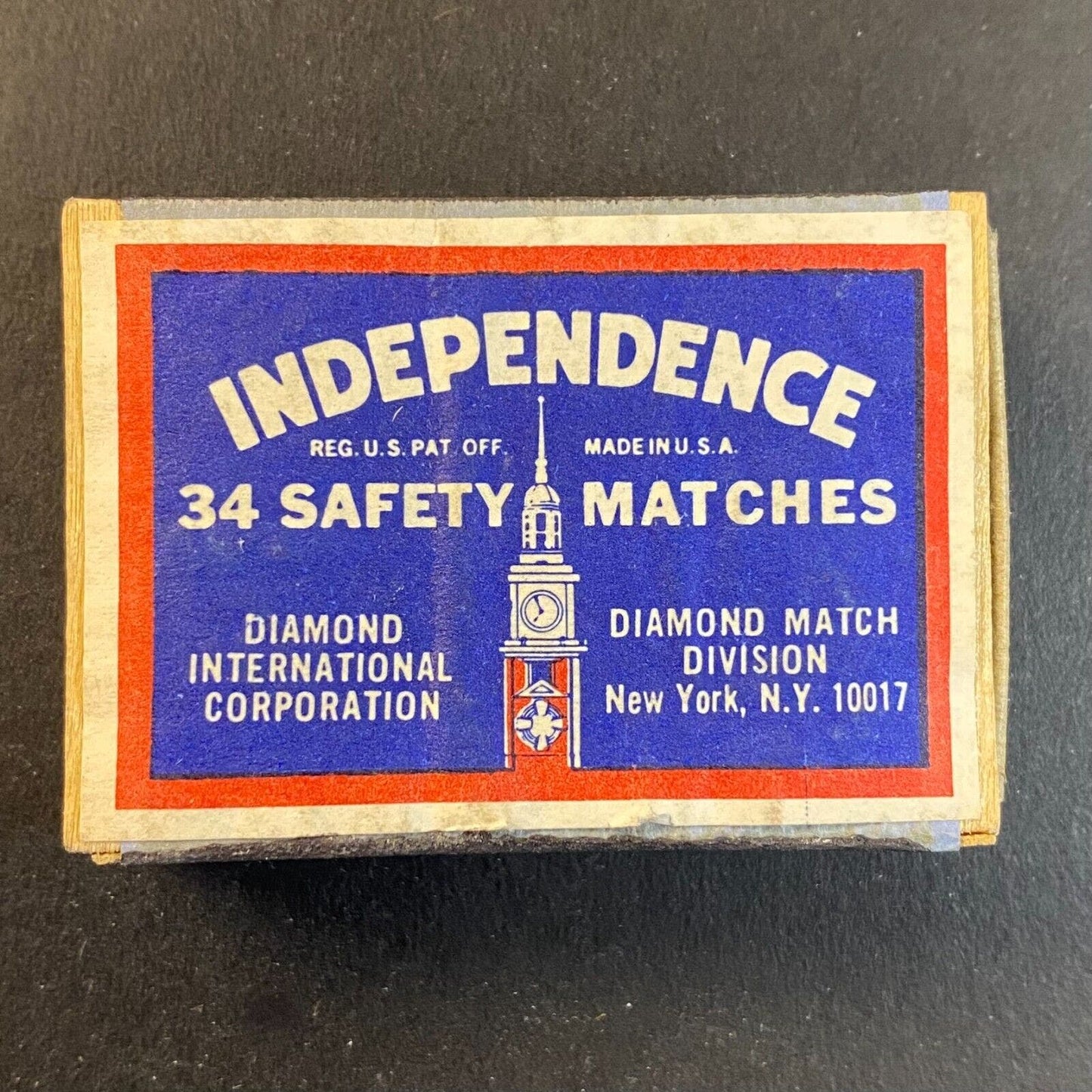Independence Brand Safety Matches Matchbox c1970's-80's