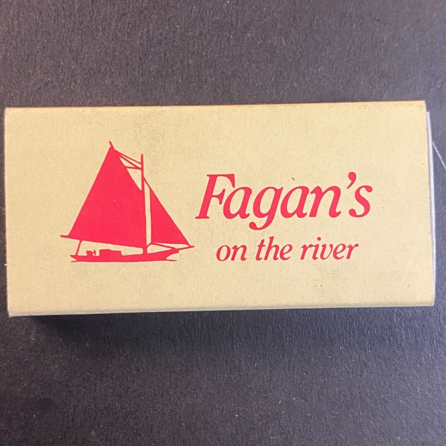 Fagan's on the River Stratford, CT Restaurant San Francisco Matchbox VGC Scarce