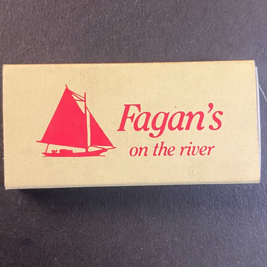 Fagan's on the River Stratford, CT Restaurant San Francisco Matchbox VGC Scarce
