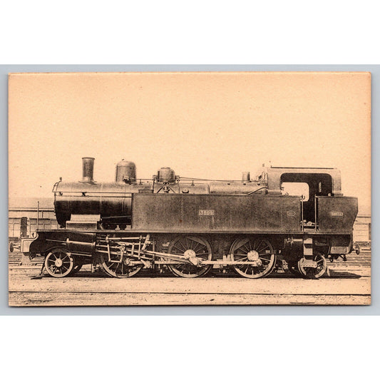 French Railroad RPPC* Postcard Machine 3809 Series 3801-3850 c1900 H.M.P.