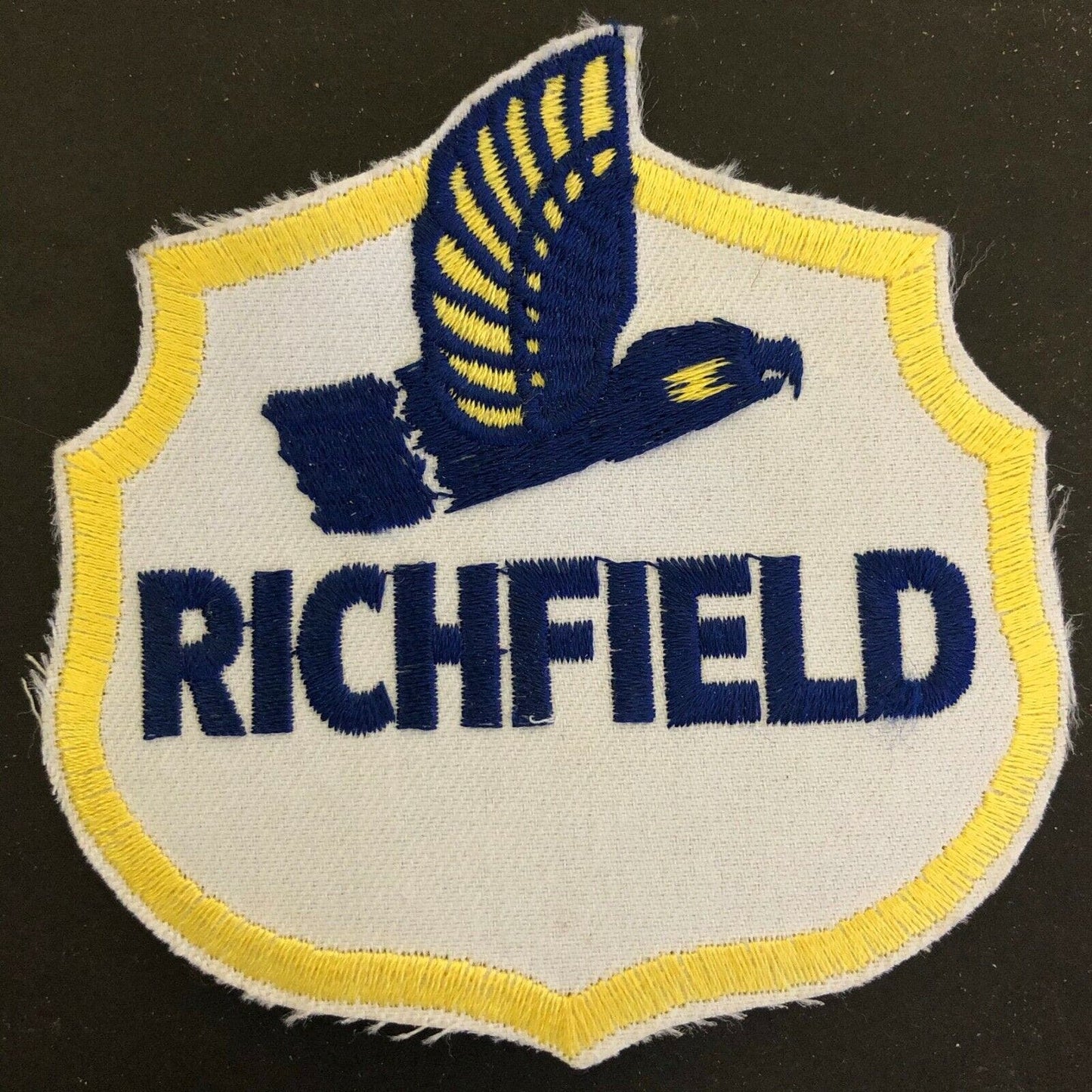 c1960's-70's Machine Stitched Embroidered Patch - Richfield (Gas Petroleum)