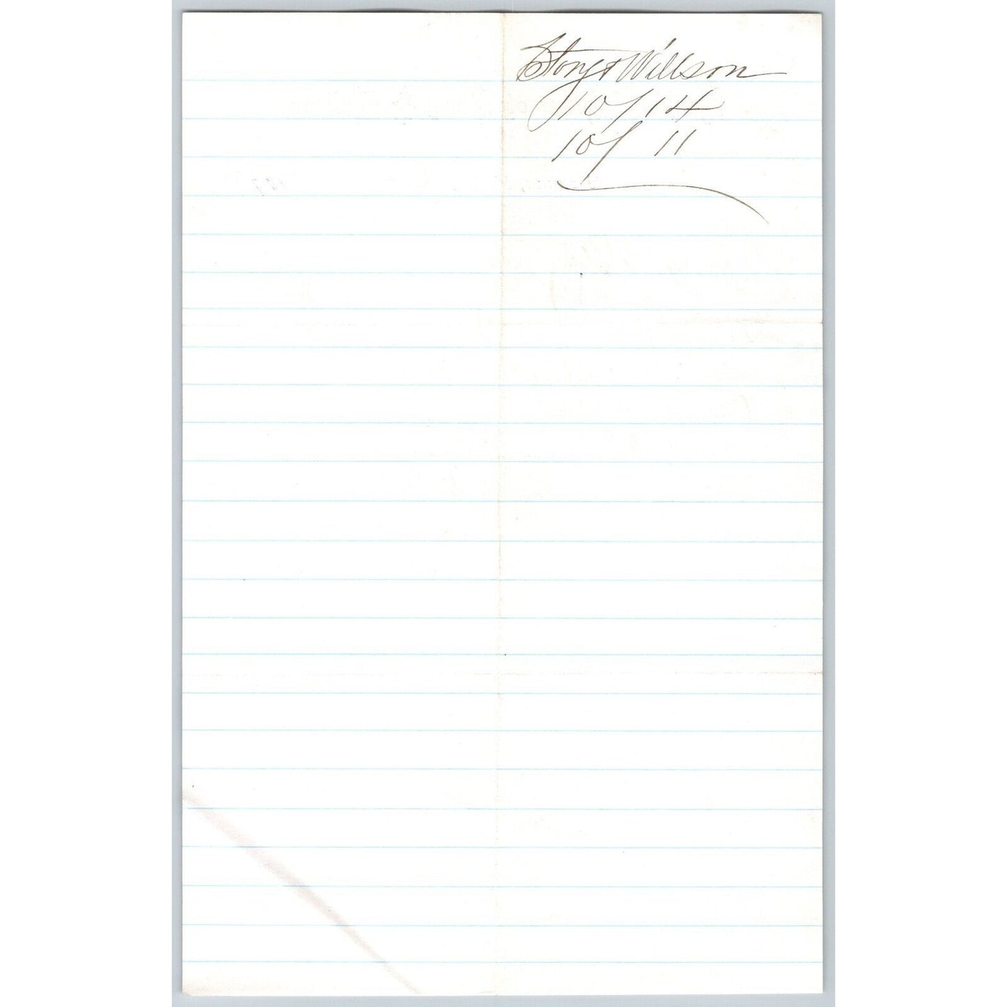 Banking House of Story & Nelson Bozeman, MT 10/11 1879 Letterhead Henry Elling*