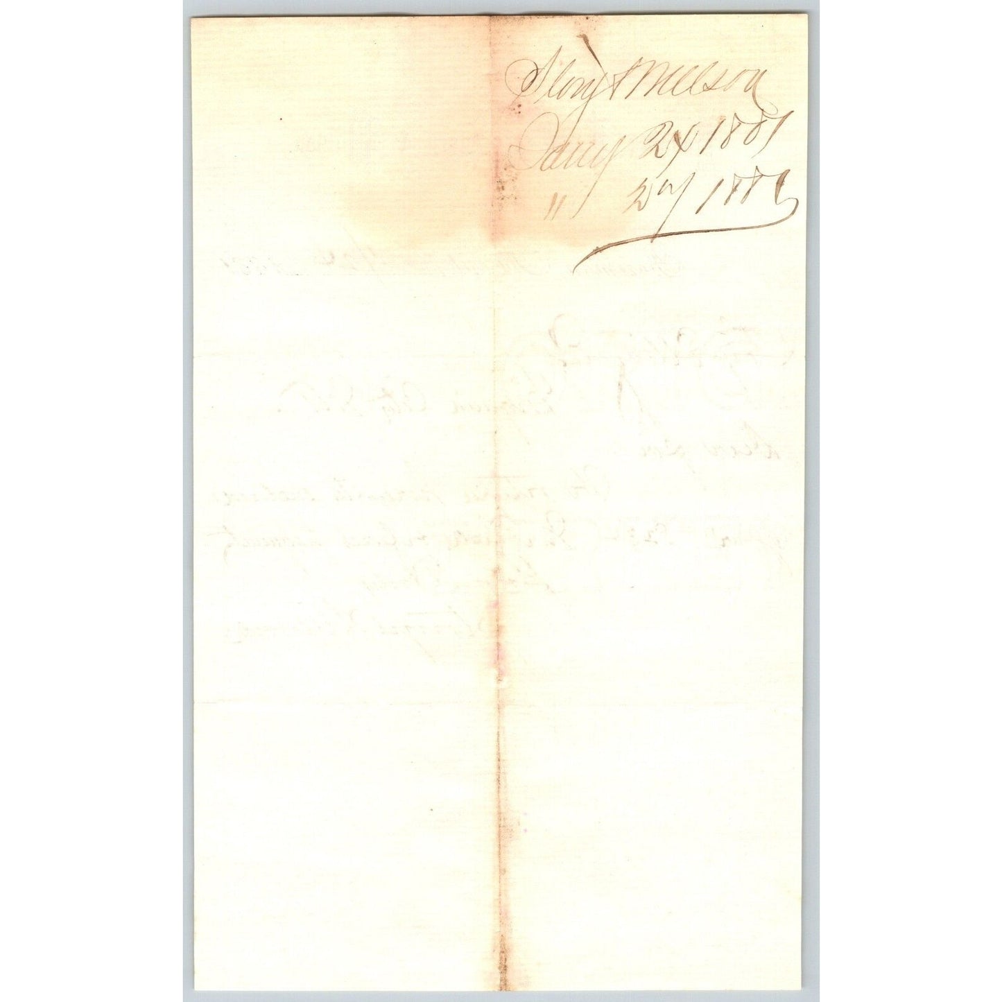 Banking House of Story & Nelson Bozeman, MT 1/24 1881 Letterhead Henry Elling*