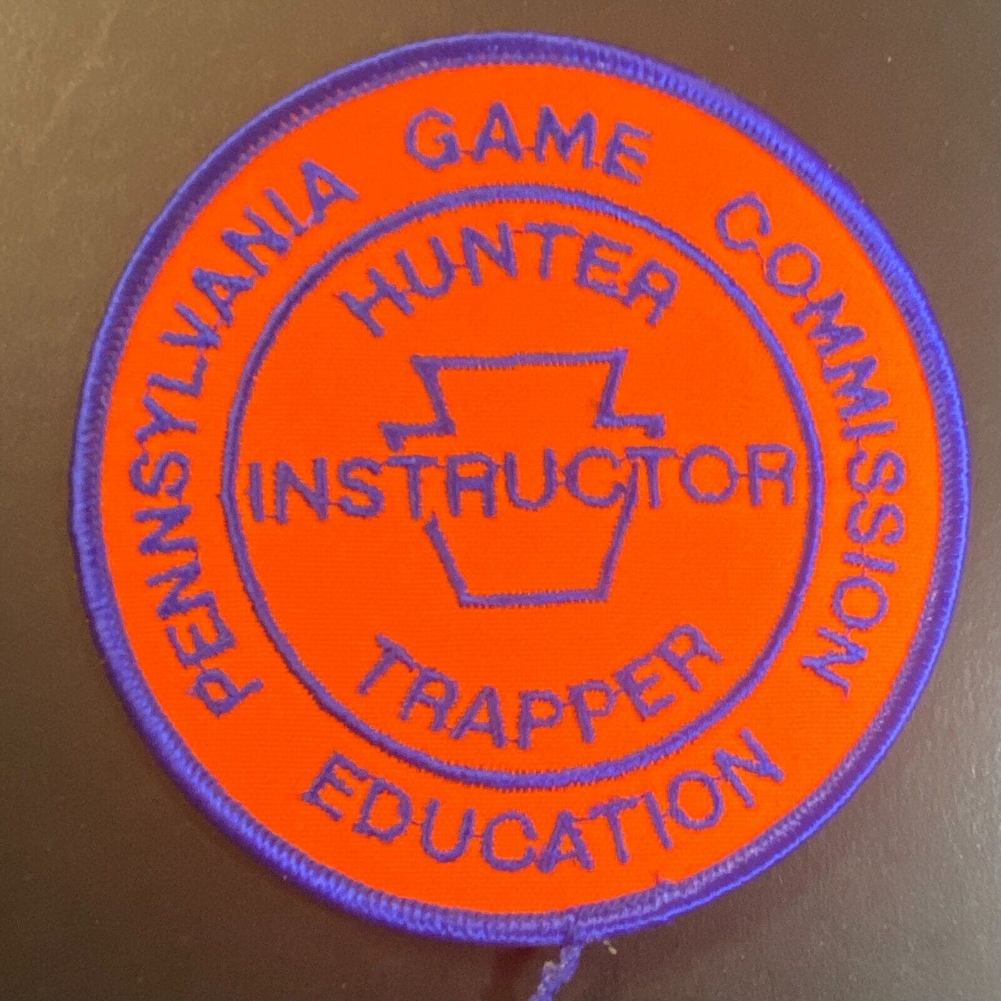 Pennsylvania Game Commission Hunter Trapper Instructor Embroidered Patch 3 7/8"