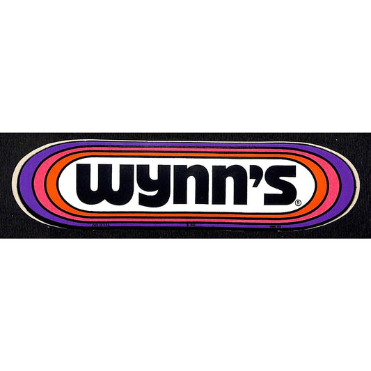 Wynn's (Oil Additive) Performance Auto Racing Sticker 6 7/8" c1969-70's (#3)