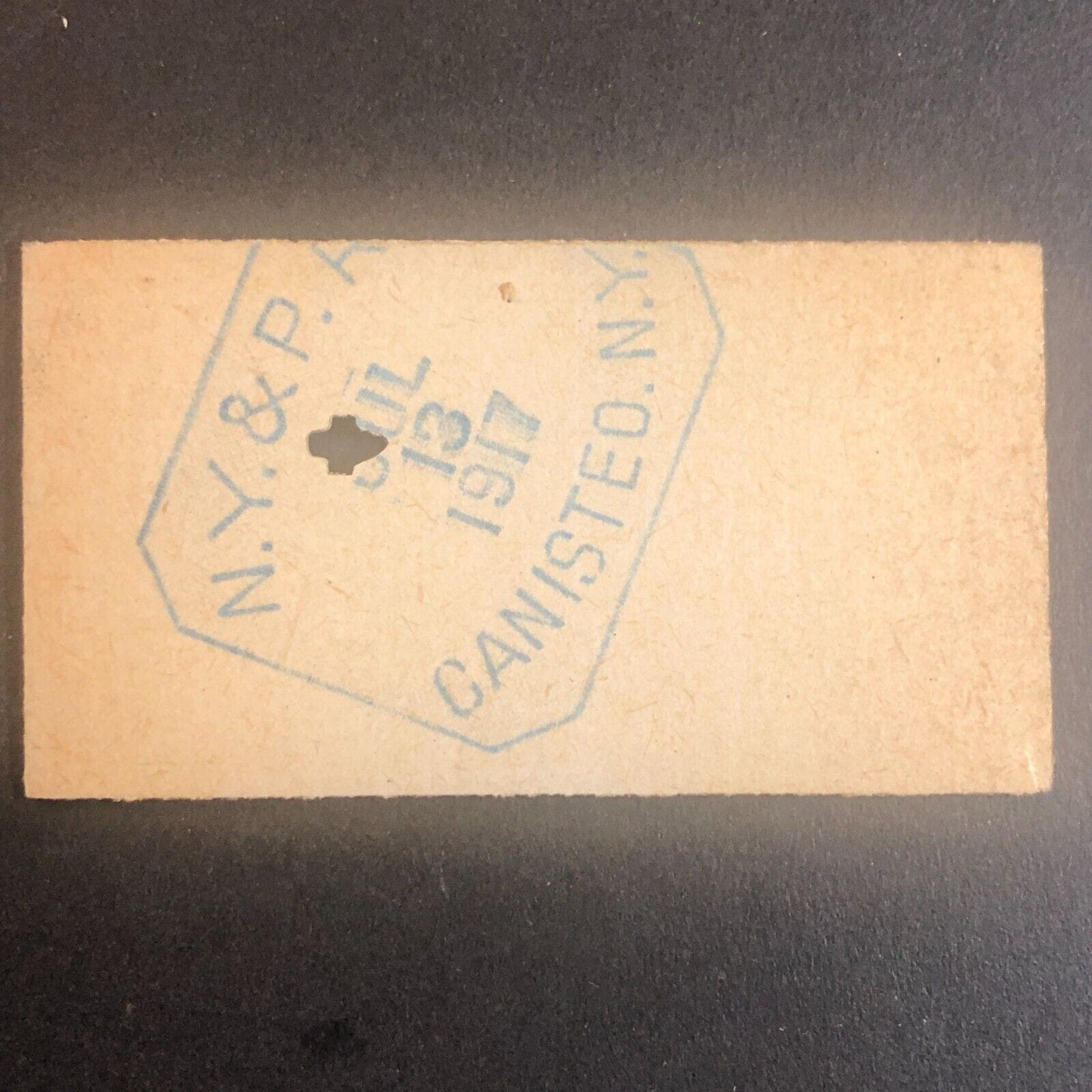 New York & Pennsylvania Railroad July 13 1917 Rexville, NY Ticket #30227
