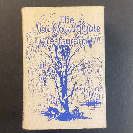New Country Gate Restaurant Middlebury, CT Vintage Matchbox Scarce