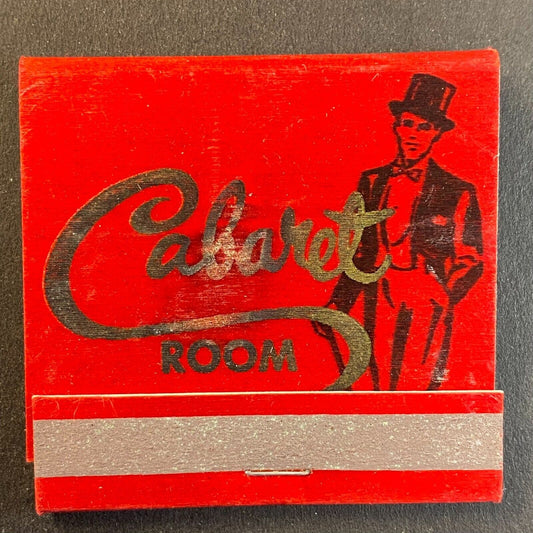 Frontier Hotel and Casino Cabaret c1965-73 Full Matchbook w/ Specialty Surface*
