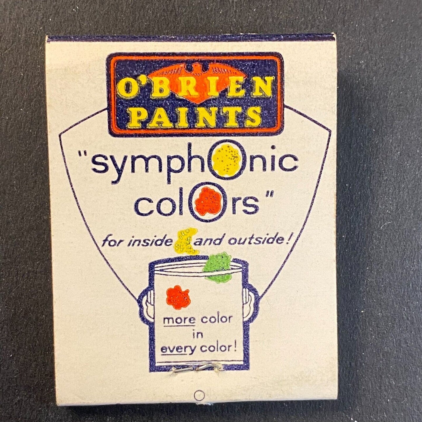 East Maine Hardware Symphonic Colors Niles 48, IL c1960's-73 Full Matchbook VGC