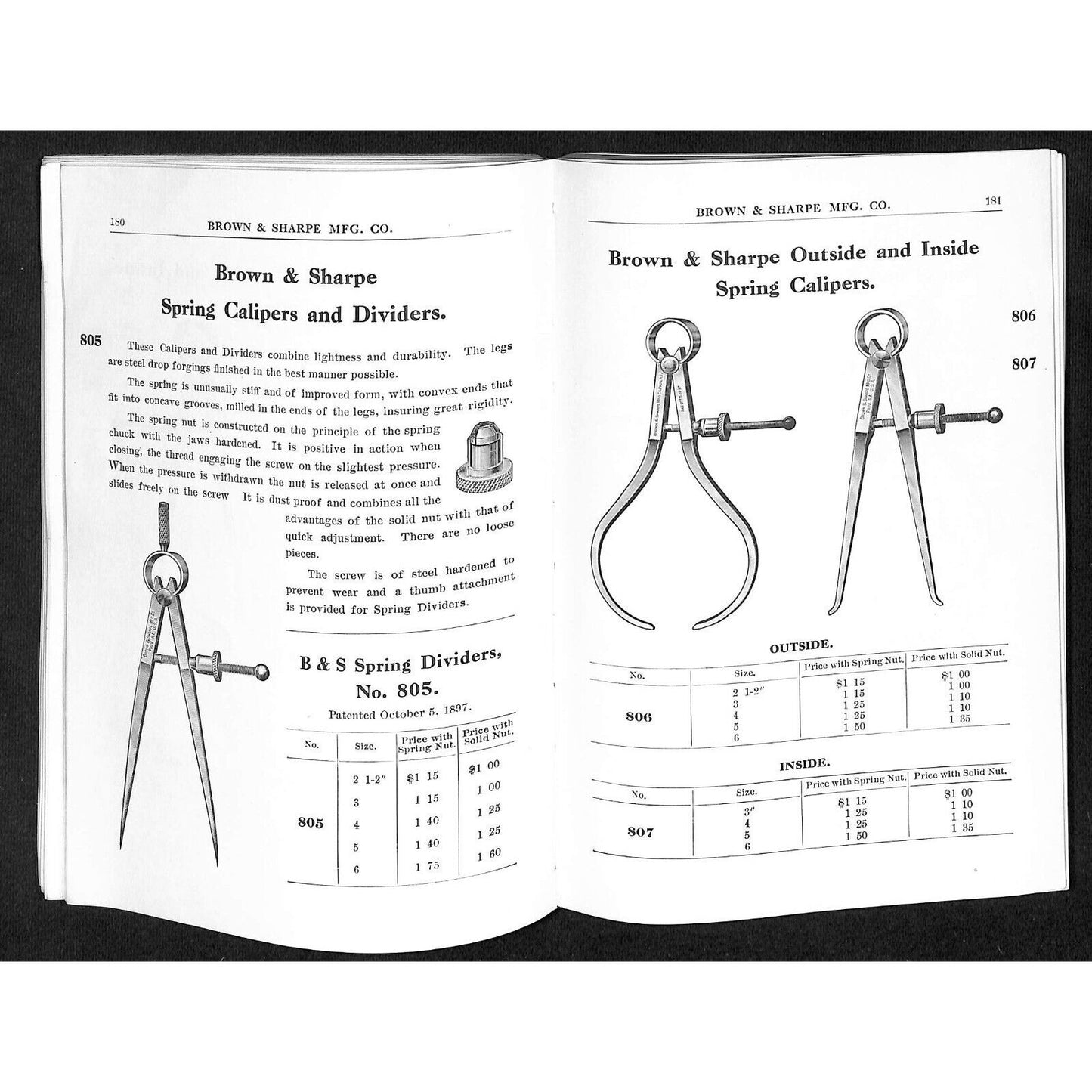 Brown & Sharpe Catalog No. 26 Small Tools 399pp w/ Prices c1915 Scarce
