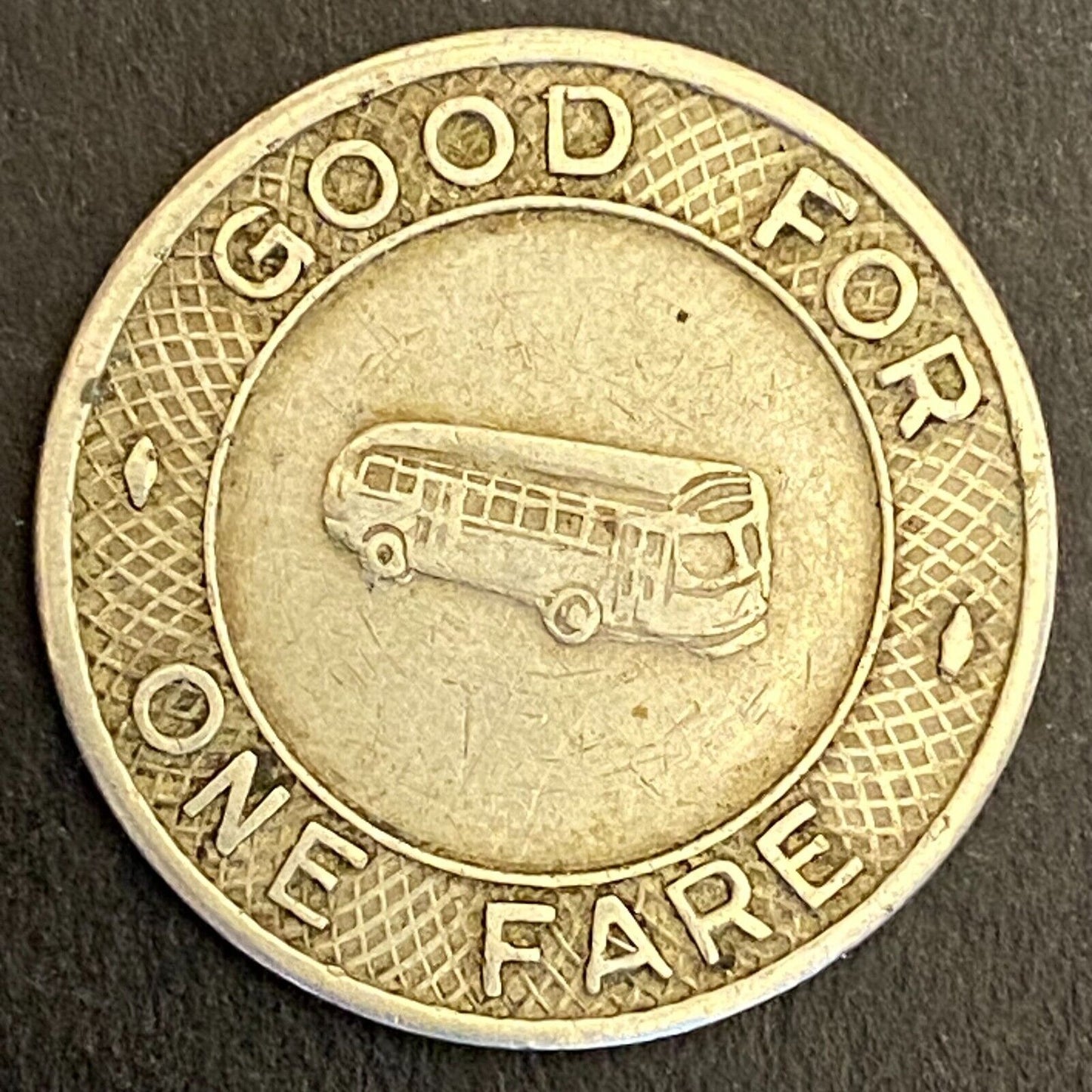Lexington Railway System Kentucky G/F One Fare Bus Token 23mm