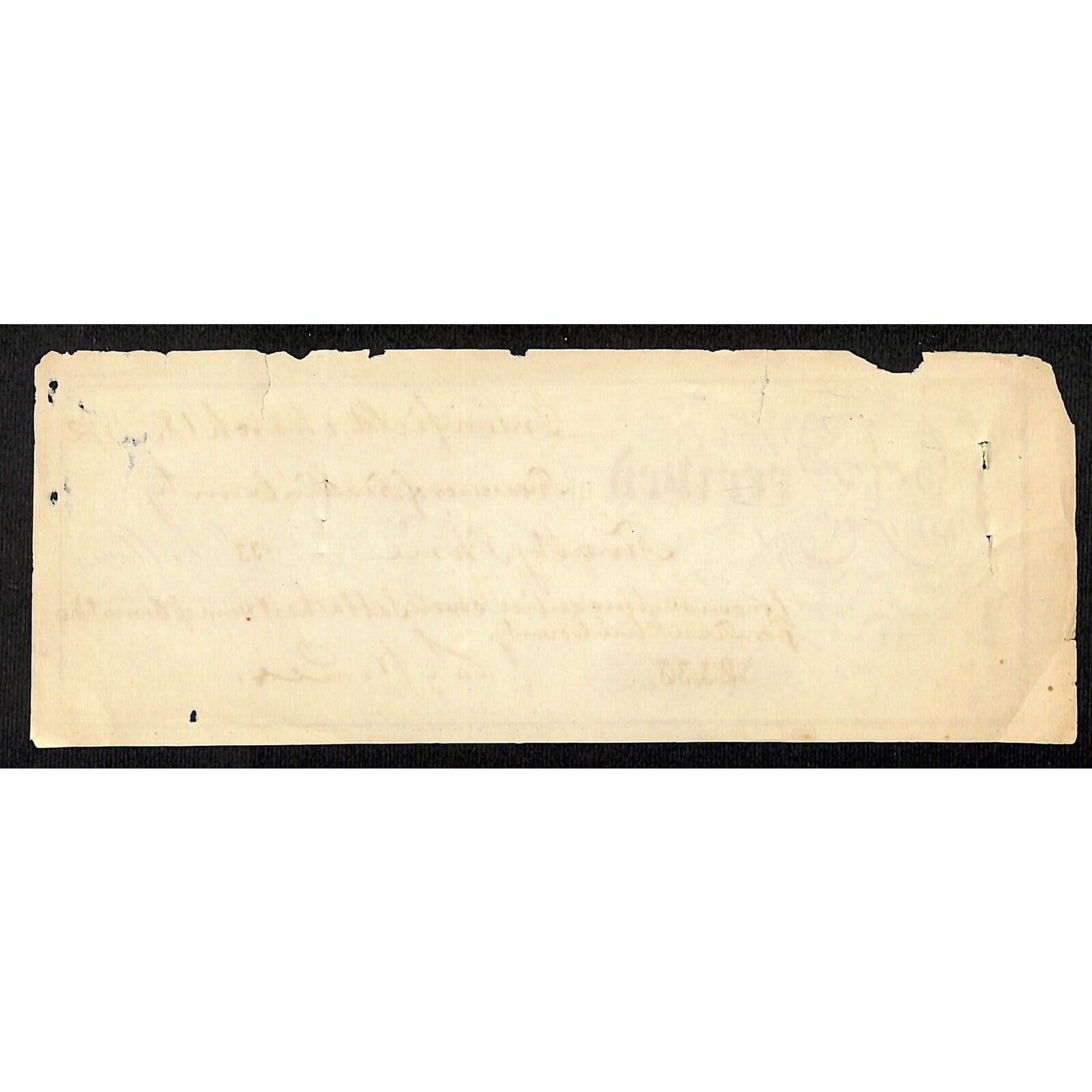 1872 Greenfield, MA State Treasurer Receipt for Prison Sabbath Services