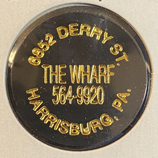 Harrisburg, PA "The Wharf" Plastic "G/F One Beer" Drink Token
