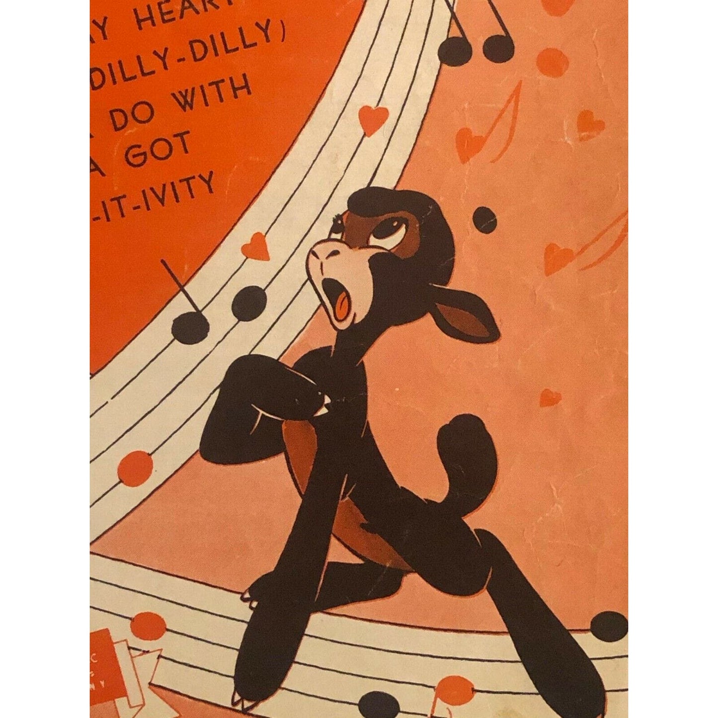 Vintage 1940's Disney Sheet Music - "Lavender Blue (Dilly Dilly)"