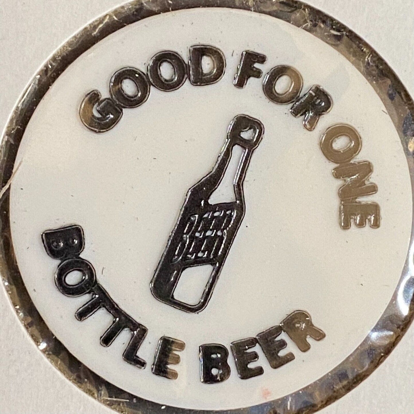 Millerstown, PA Moose Lodge #925 c1980's Plastic Token "G/F for One Bottle Beer"