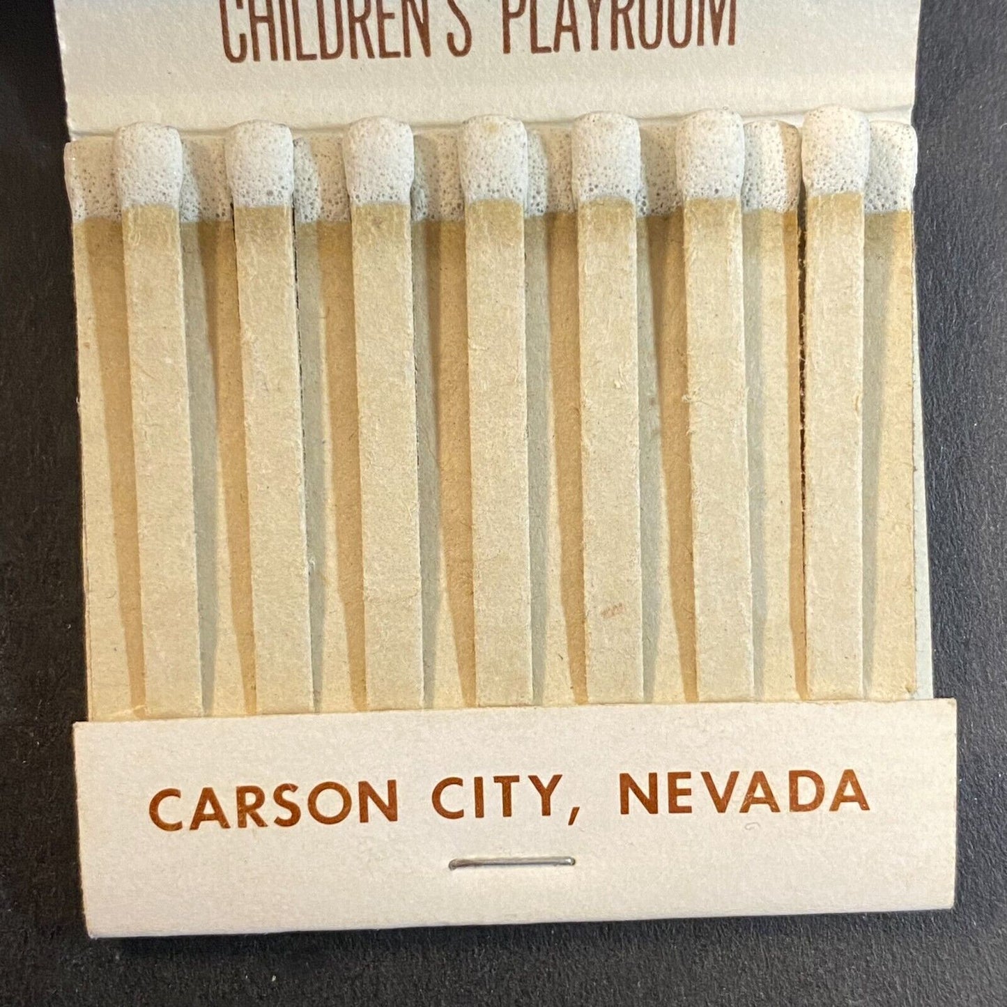 Carson Nugget Casino Nevada Full Matchbook c1973-80's VGC