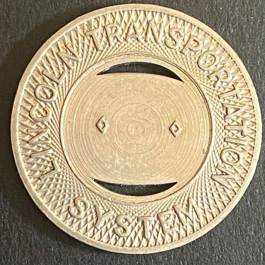 Lincoln City Lines Inc. (Neb.) G/F One Fare Transit Token - 23mm