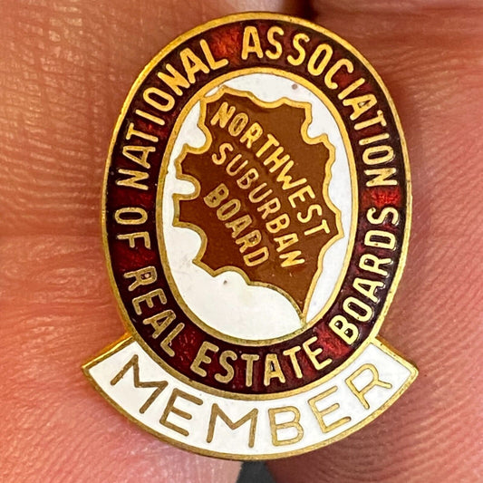 National Association of Real Estate Boards Northwest Color Enameled Lapel Pin