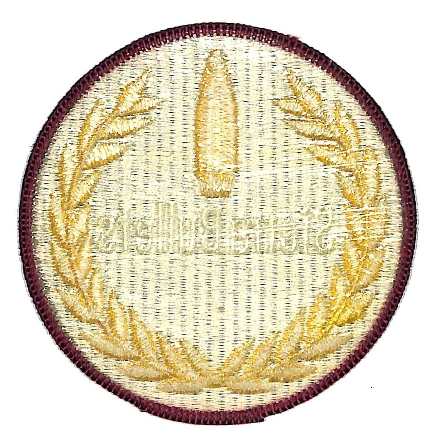 Sierra Bullets Vintage Emb. Patch 3 3/8" c1970's-80s Crested Wreath NOS Scarce