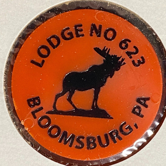 Bloomsburg, PA Elks Lodge 623 Plastic Drink Token G/F One Draft