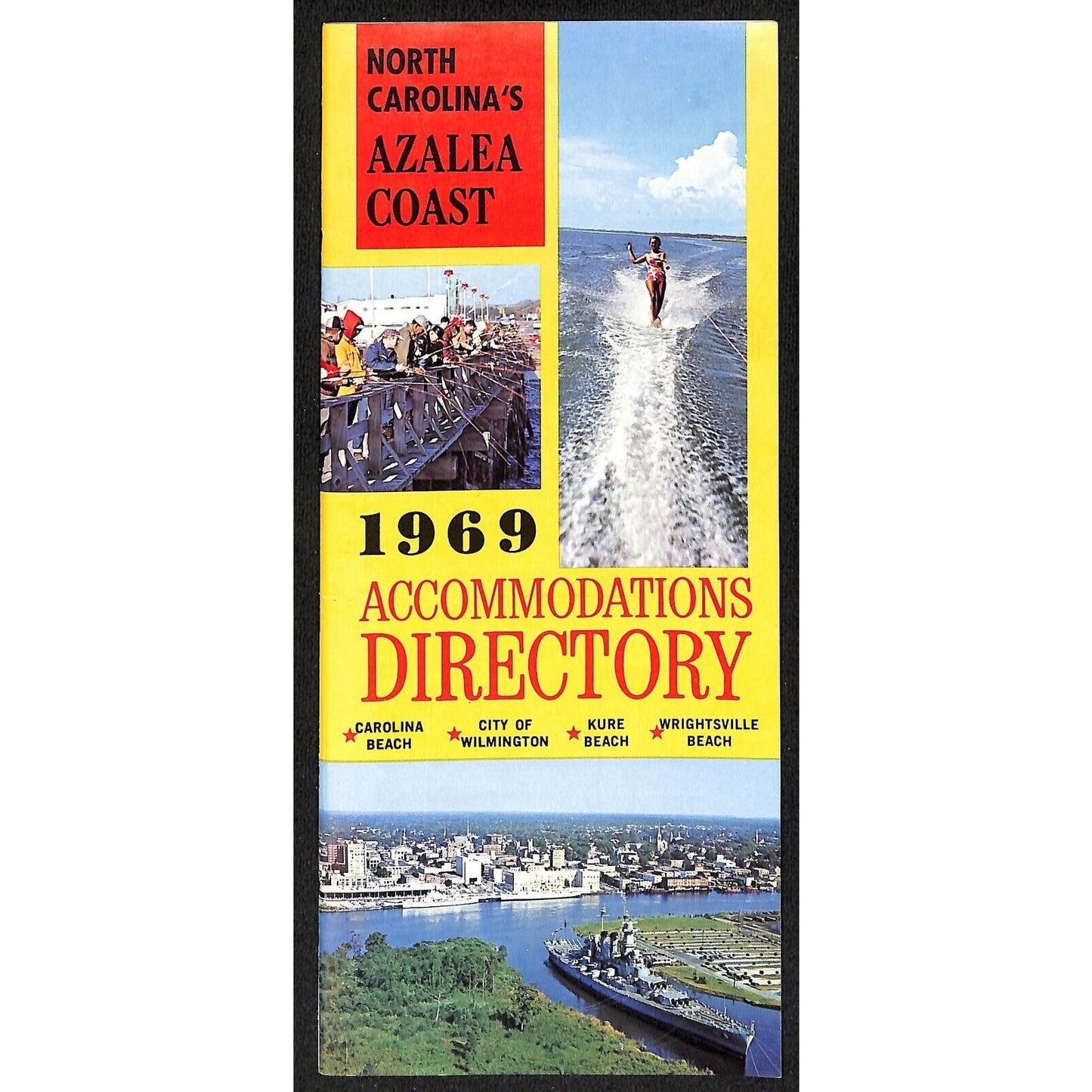 1969 North Carolina's Azalea Coast Accommodation Directory Brochure 31pp VGC