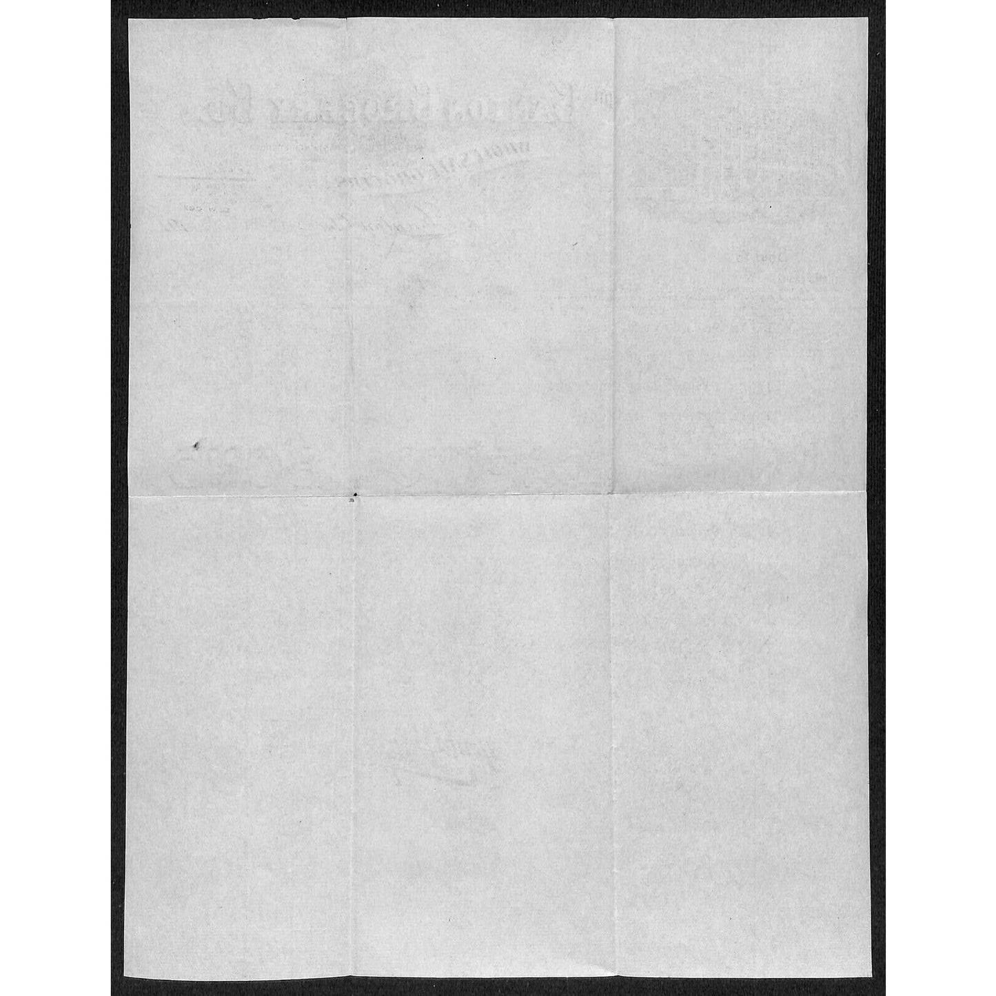 The Canton Grocery Co. 1911 Billhead Whiteleather* N. Georgetown OH