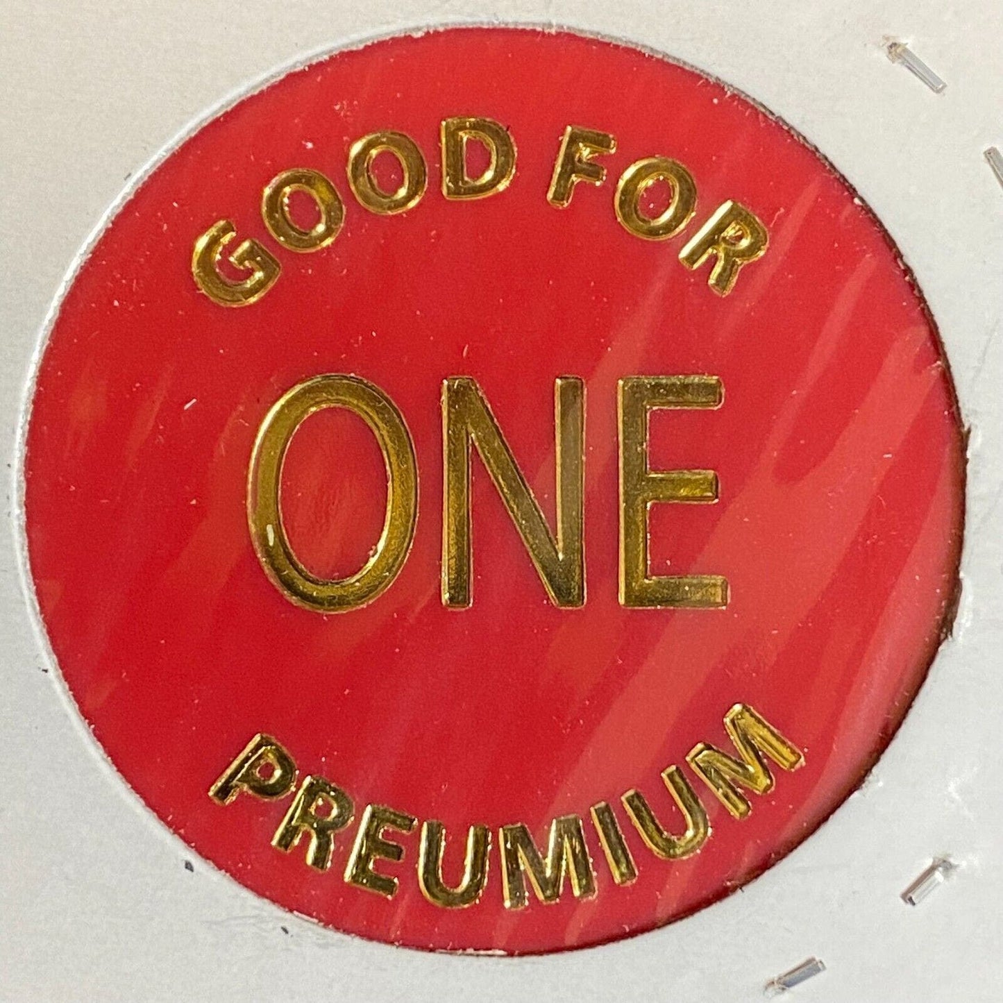 Houston PA American Legion Post 902 c1970's-80's Plastic "G/F One Premium" Token