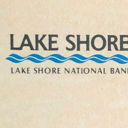 Lake Shore National Bank Chicago, IL c1970's-80's Full Matchbook