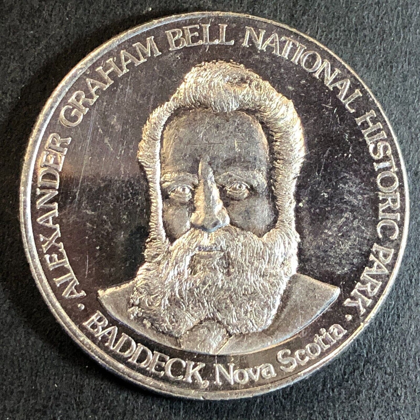 Alexander Graham Bell National Historic Park Baddeck Reeded Medallion 33mm 14g