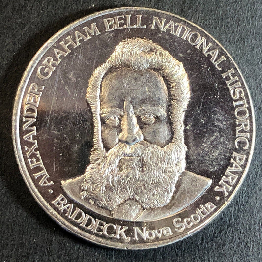 Alexander Graham Bell National Historic Park Baddeck Reeded Medallion 33mm 14g