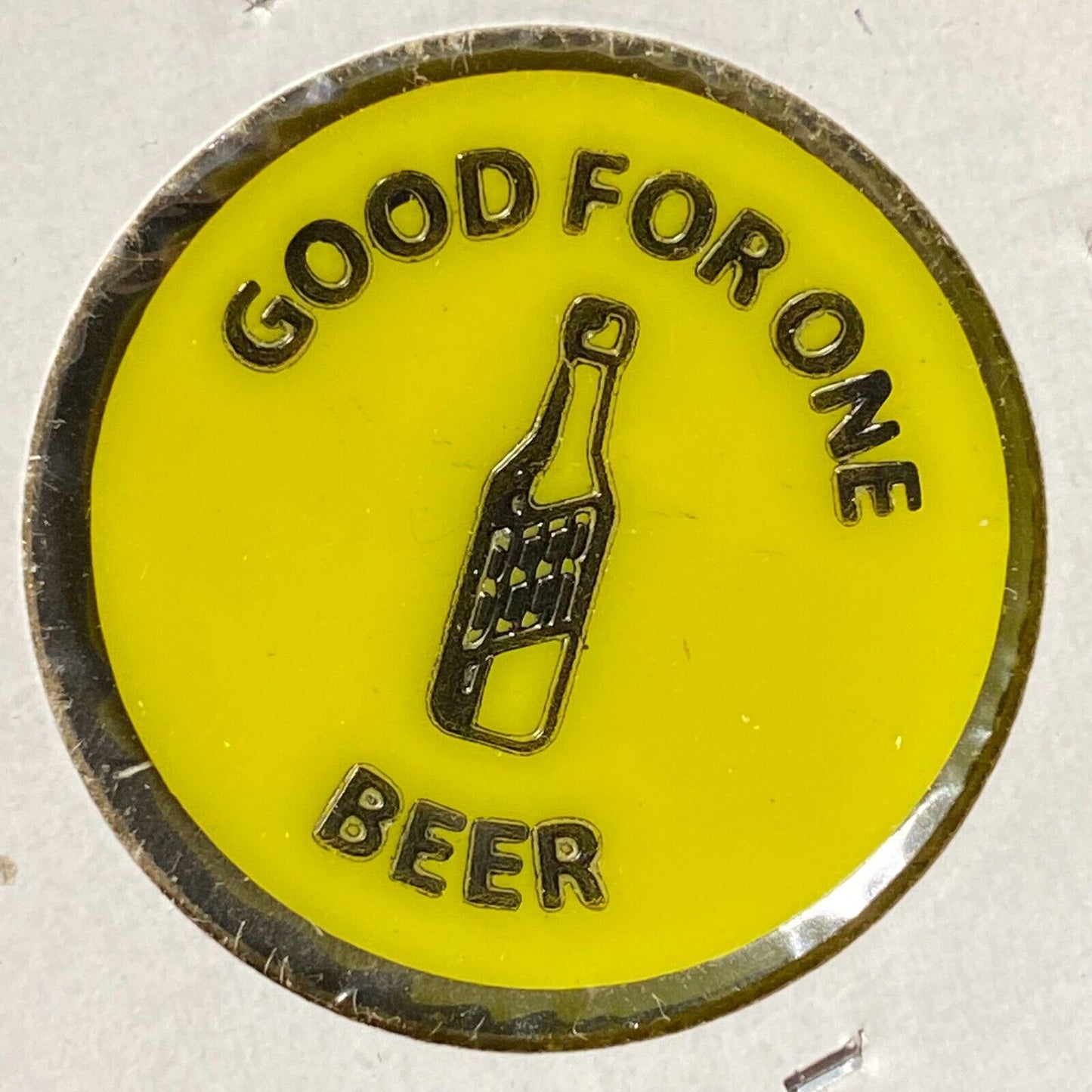Bloomsburg, PA Paddock Cafe Plastic Token G/F One Beer w/ Horse Art