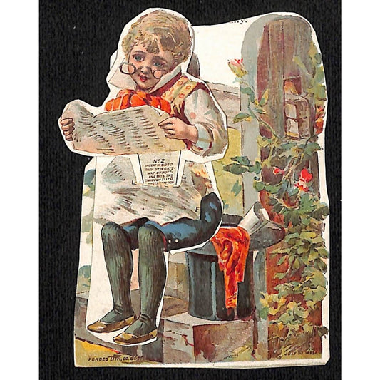 Ceresota Yeast Funny Mechanical Victorian Trade Card VGC