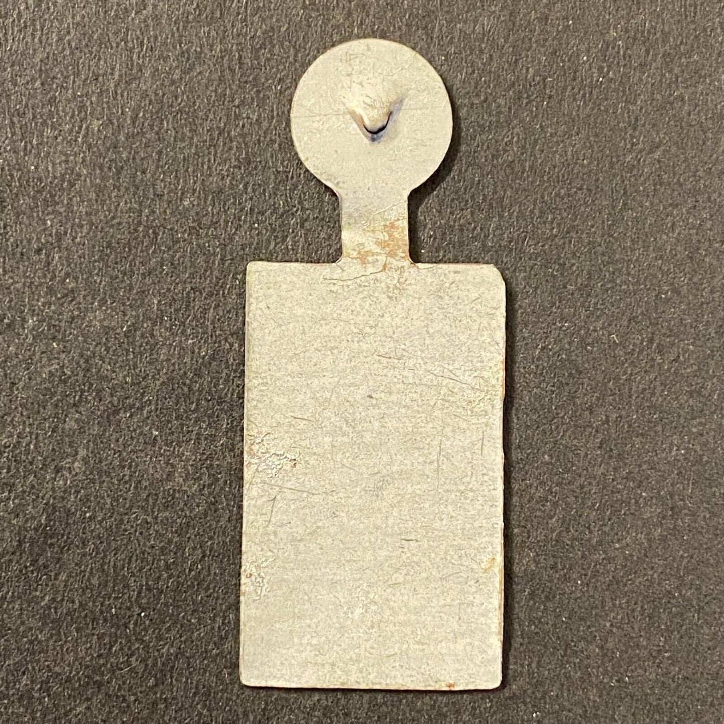 March of Dimes "Fight Infantile Paralysis" Steel Fold Over Pin c1940's-50's
