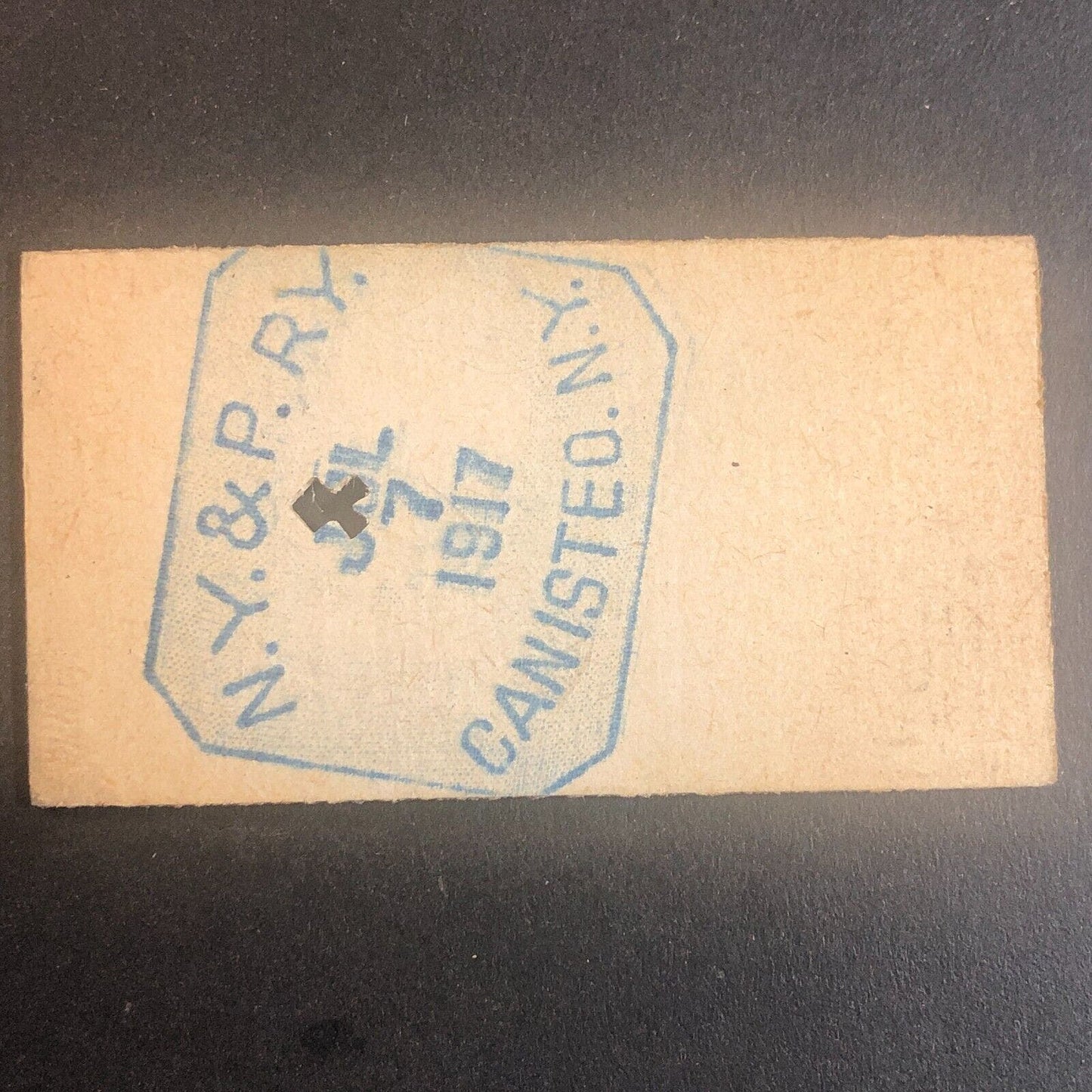 New York & Pennsylvania Railroad July 7 1917 Rexville, NY Ticket #30215