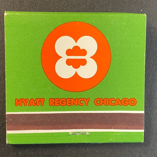 Hyatt Regency Chicago Mrs. O'Leary's Restaurant c1974-80's Full Matchbook