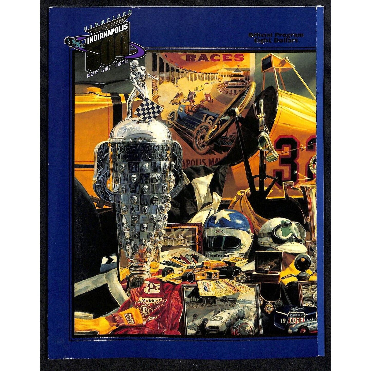 1996 Indianapolis 500 Program Racing VGC 208pp 1lb 4oz