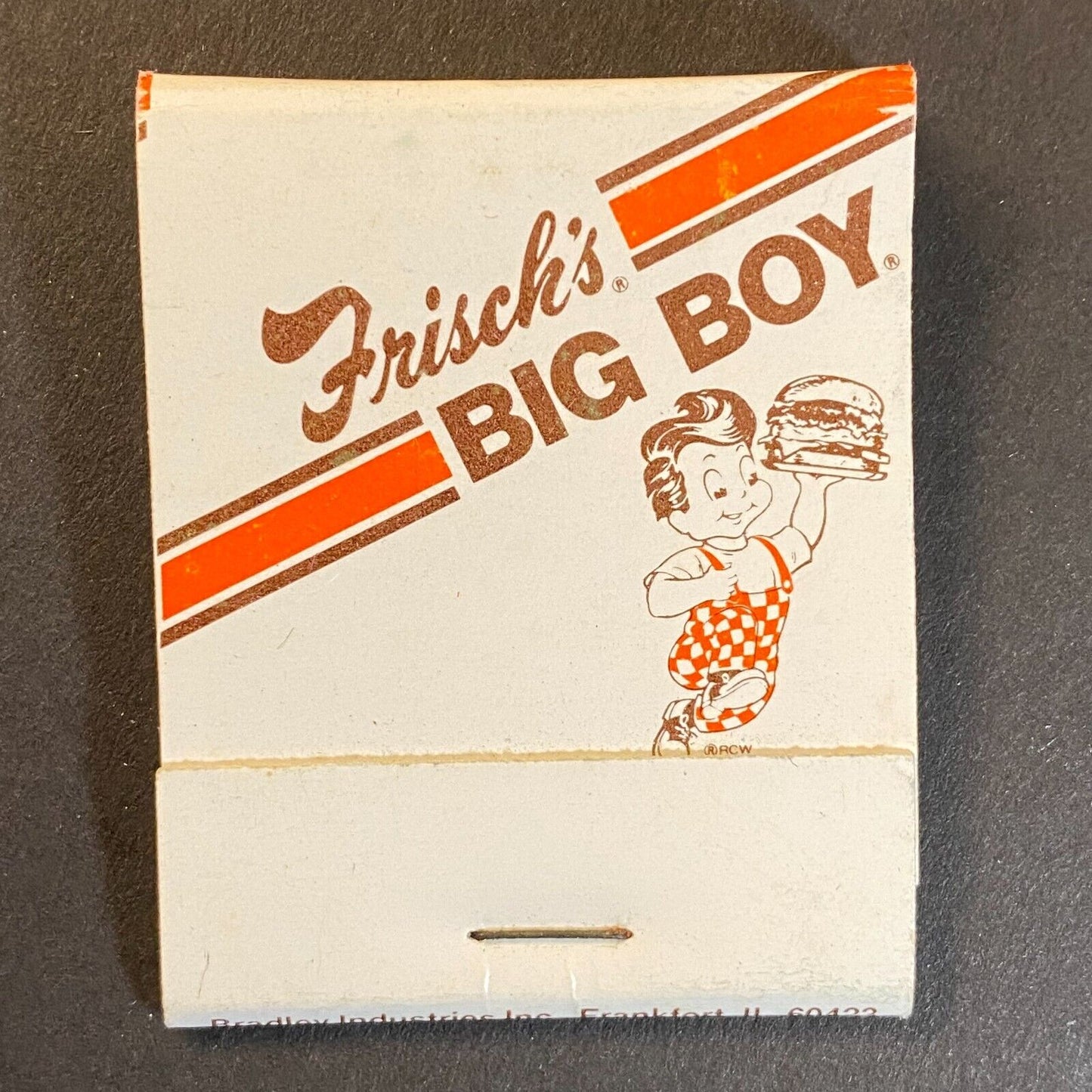 Frisch's Big Boy Hamburger Restaurants Full Matchbook c1974-80's VGC
