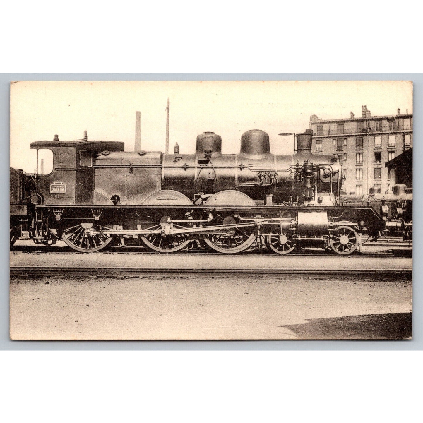 French Railroad RPPC* Postcard Machine 230 B100 Series 230 B91-100 c1900 H.M.P.