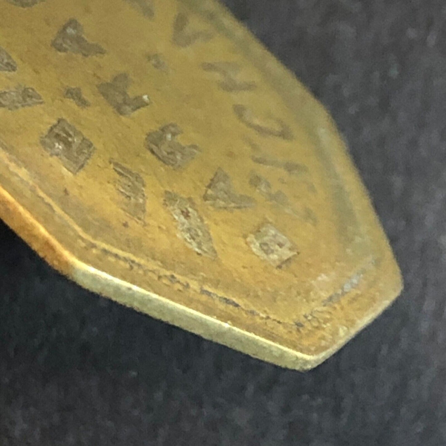 Benicia Barrack Exchange* Military G/F 5¢ Hex Trade Token Scarce 26mm c1890's